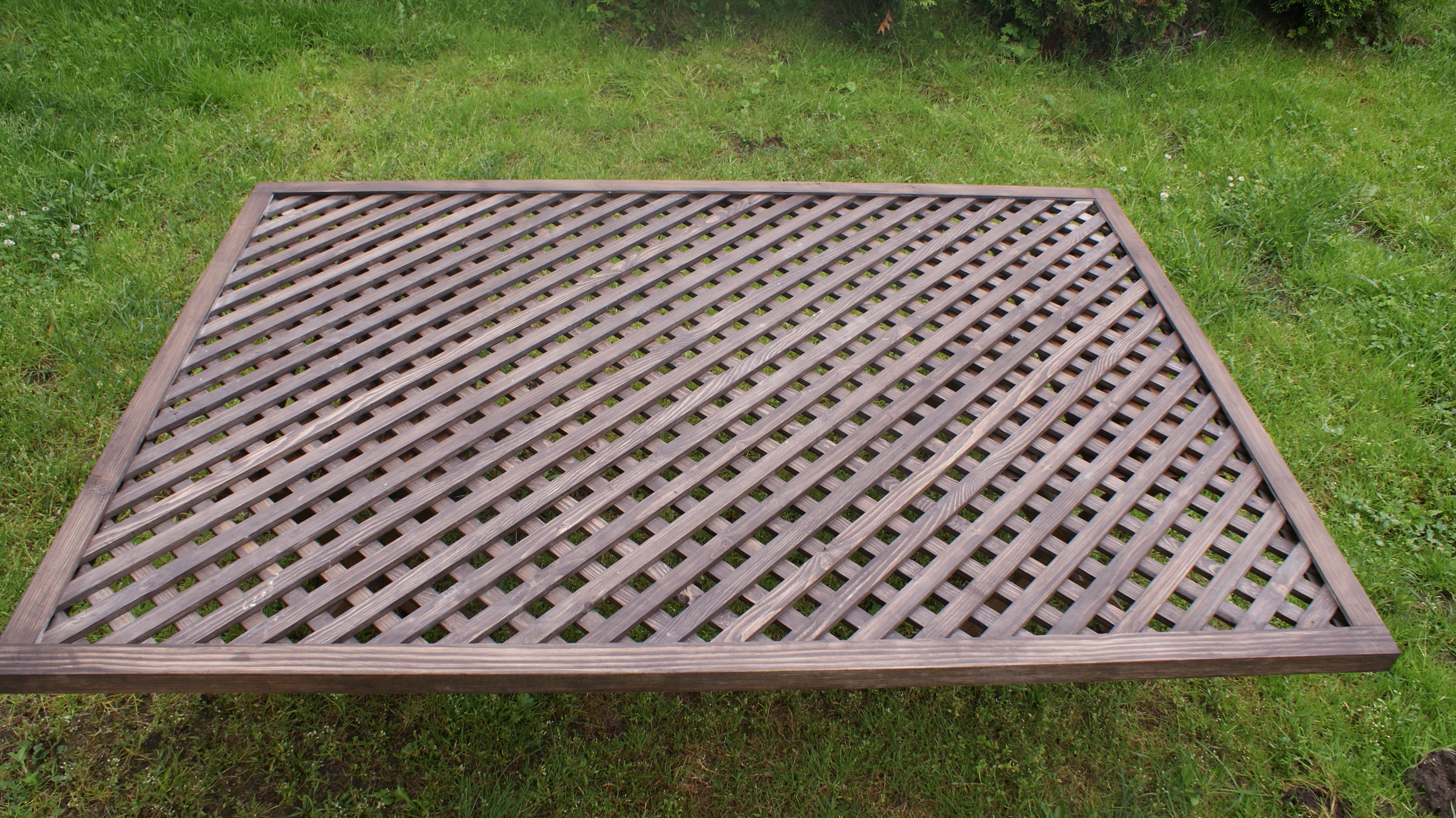 ramowa kratownica prosta ze skośnym układem listew