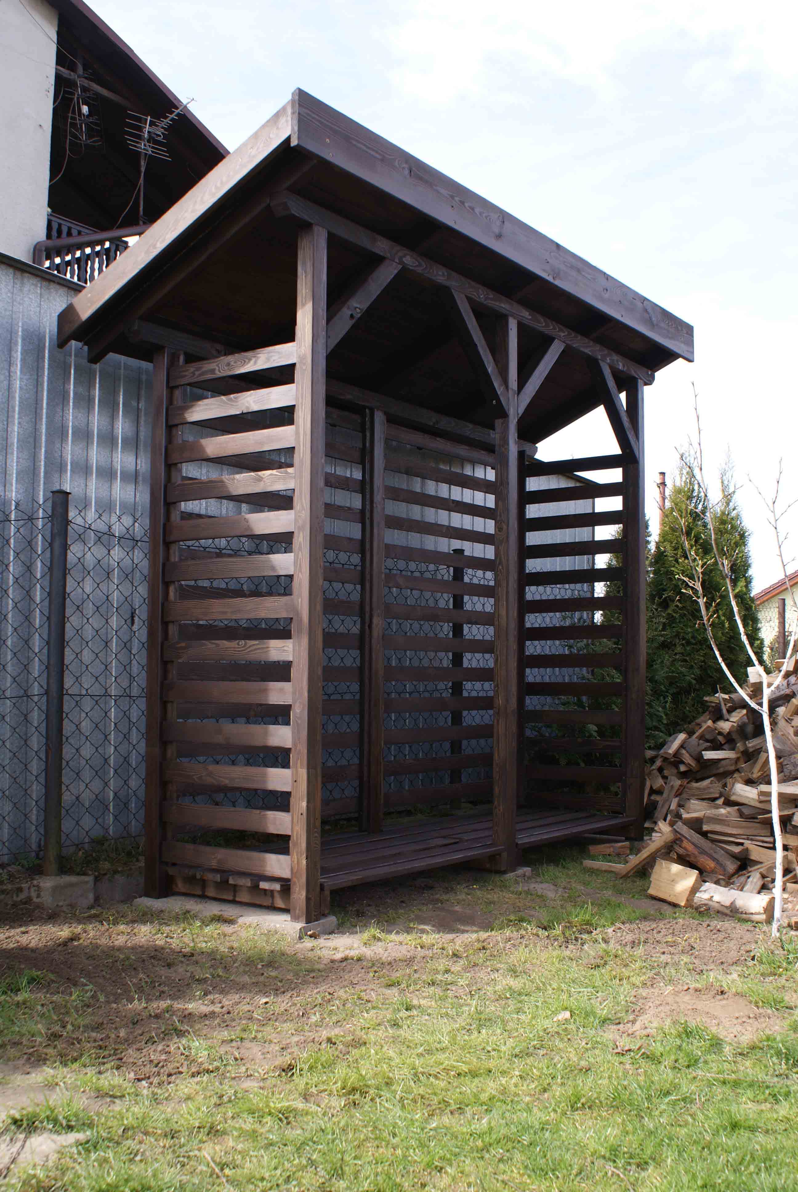 drewutnia ogrodowa drewutnia to doskonały pomysł na uporządkowanie drewna opałowego