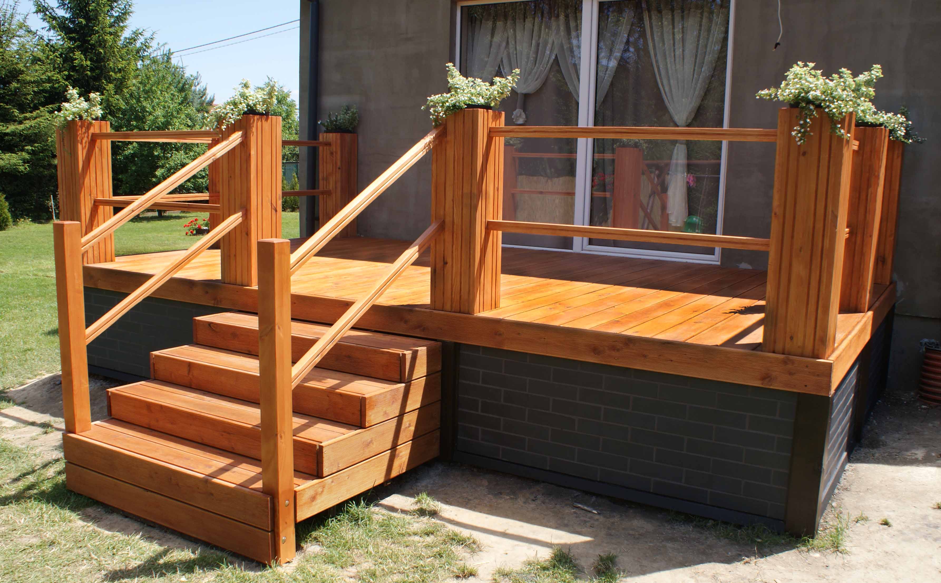 najpiękniejszy taras drewniany ciekawy ekskluzywny taras drewniany