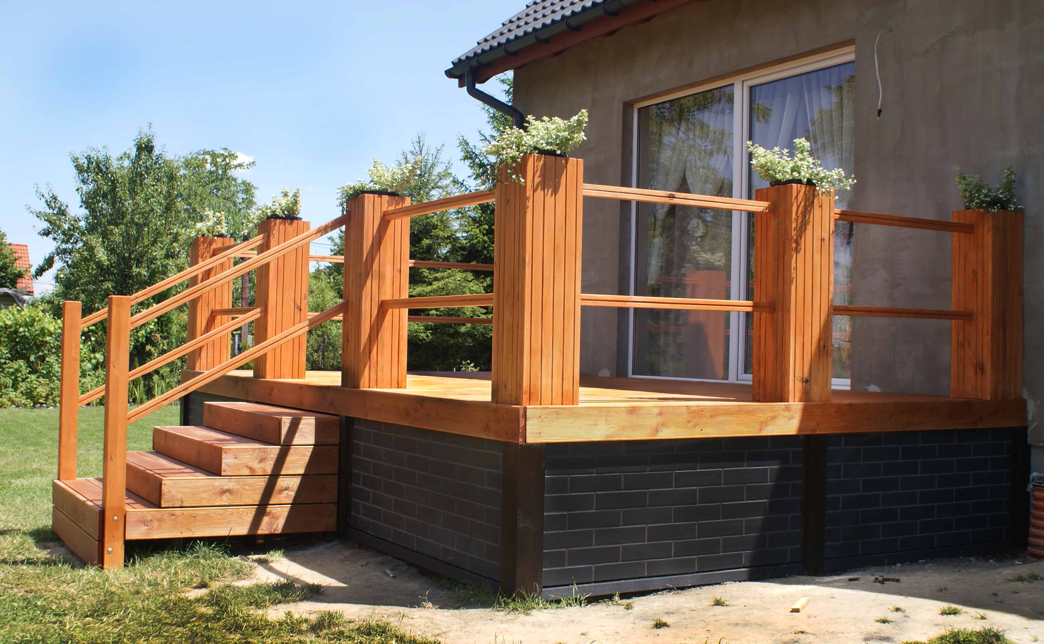 nowoczesny stylowy taras stylowy taras