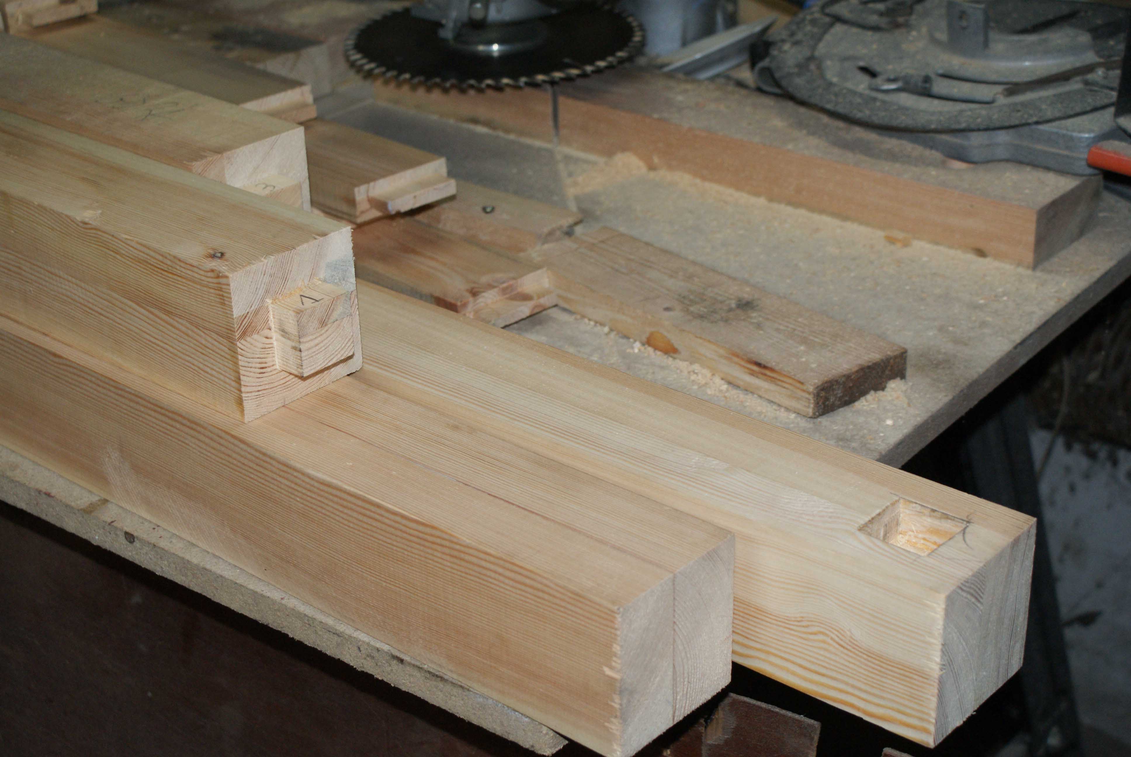 przygotowane połączenia czopowe